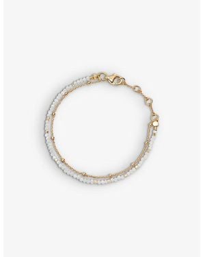 Astley Clarke Biography Mother Of Pearl 18Ct-Vermeil Bracelet - Metallic