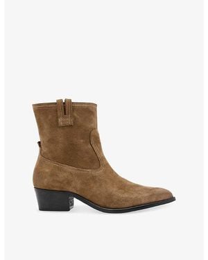 AllSaints Jura Suede Ankle Boots - Brown