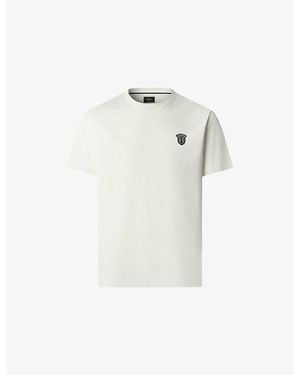 Hackett Heritage Badge Classic-Fit Cotton-Jersey T-Shirt - White