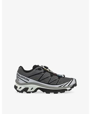 Salomon Xt-6 Woven Sneakers - Black