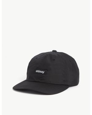 Stussy Ripstop Nylon Baseball Cap - Black