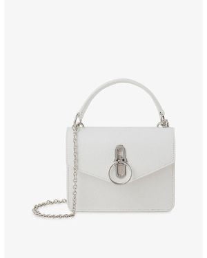 Mulberry Small Amberley Leather Cross-Body Bag - White