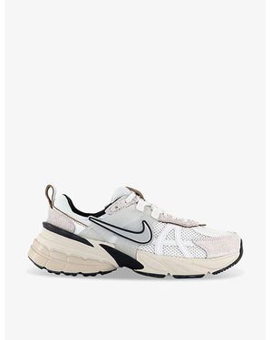 Nike V2K Run Chunky Sole Woven Low Top Trainers in White Lyst UK