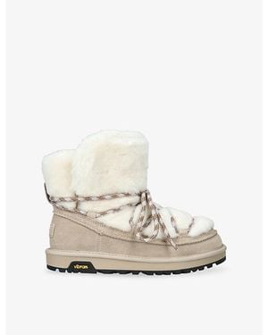 UGG Classic Tread Fluffed Shearling Boots - Natural