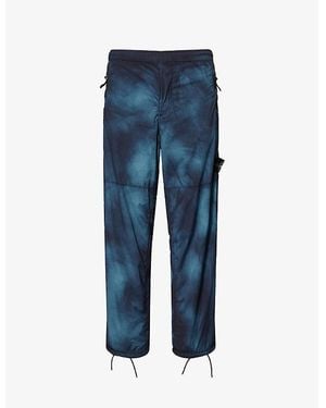 Stone Island Skin Touch Corrosion Shell Pants - Blue