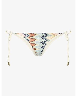 Cheap Monday Palma Tie-Side Bikini Bottoms - White
