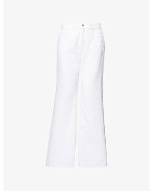 ME+EM Leg Elongator Cotton Denim Jeans - White