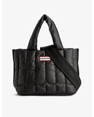 HUNTER Intrepid Puffer Recycled-polyester Tote Bag - Black