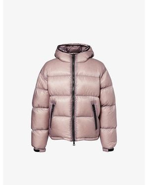 MKI Miyuki-Zoku Bubble Hooded Padded Shell-Down Jacket - Pink