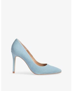 LK Bennett Fern Suede Heeled Courts - Blue