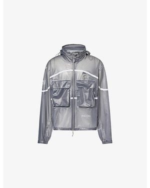 Reese Cooper Owens Hooded Shell Jacket - Grey