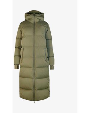 Sweaty Betty Nimbus Padded Recycled-down Shell Parka Coat - Green