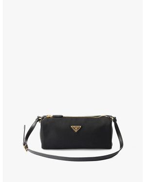 Prada Triangle Nylon Pouch - Black