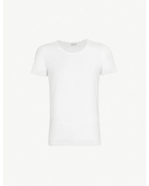 Hanro Cotton Superior Cotton-Blend T-Shirt Xxl - White