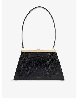 Anine Bing Anine Leather Top-Handle Bag - Black