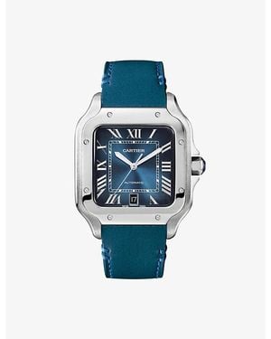 Cartier Santos De Mechanical Watch - Blue