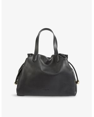 LK Bennett Selina Leather Tote Bag - Black