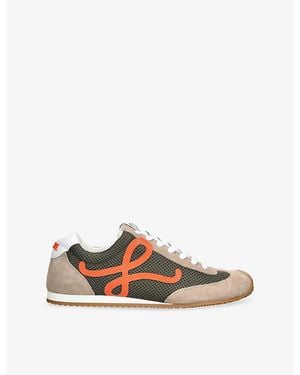 Loewe Ballet Runner 2.0 Suede Trainers - Green