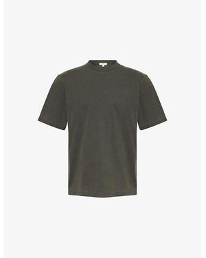 Agolde Asha Short-Sleeve Cotton T-Shirt - Grey