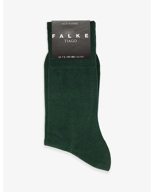 FALKE Tiago Stretch Cotton-Blend Socks - Green