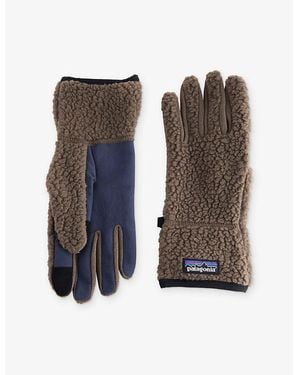 Patagonia Retro Pile Fleece Gloves - Brown