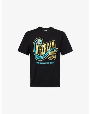 ICECREAM Convenience Store Relaxed-Fit Cotton-Jersey T-Shirt - Black