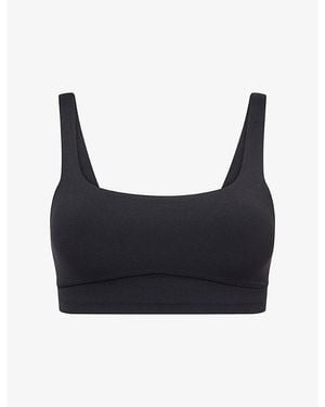 Vuori All The Form Square-Neck Sports Bra - Black