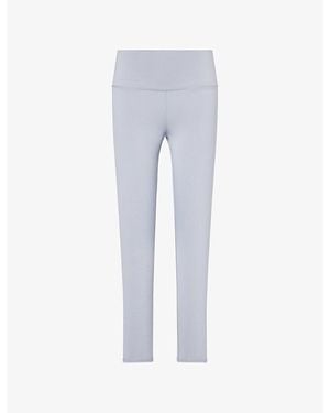 Varley Assure High-Rise 28 Stretch-Jersey Leggings - Blue