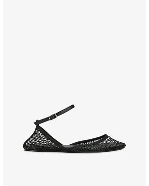 Christopher Esber Minette Mesh Ballet Flats - Black