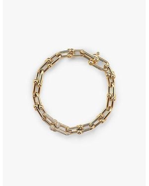 Tiffany & Co. Tiffany Hardwear Medium Link 18Ct- And 1.39Ct Diamond Bracelet - Metallic