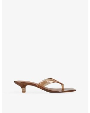 Steve Madden Tracie Jelly Heeled Sandals - Natural