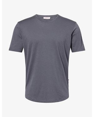 Orlebar Brown Ob-T Merino Tailored Merino- T-Shirt - Blue