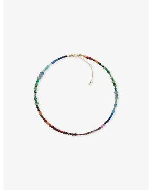 Astley Clarke Second Chance Pearl 18Ct And Gemstone Necklace - White