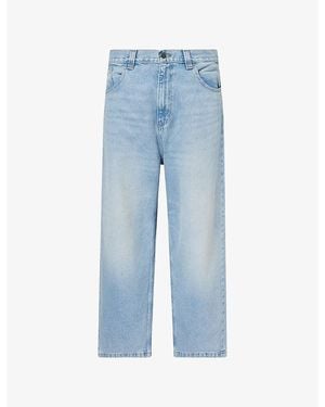 Carhartt Brandon Straight-Leg Cotton Denim Jeans - Blue