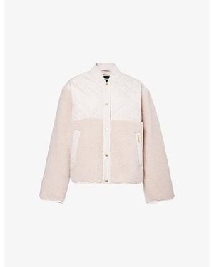 Barbour Wetherby Quilted Fleece Jacket - Pink