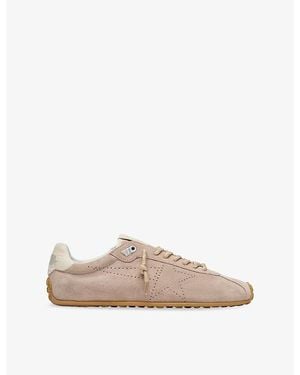 Golden Goose Marathon Spreed 25788 Suede Trainers - Natural