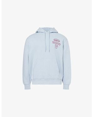 Carhartt Sandwich Graphic-Print Cotton Hoody - Blue