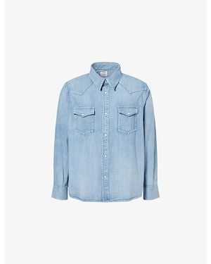 Visvim Social Sculpture Denim Shirt - Blue