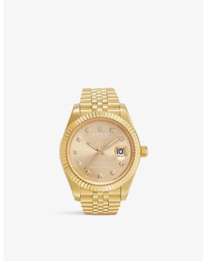 A Bathing Ape 001whj301015igld Type 6 Bapex #1 Stainless-steel Automatic Watch - Metallic