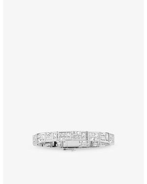 Apm Monaco Ice Sterling- And Cubic Zirconia Bracelet - White