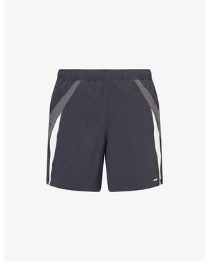 Obey Onset Contrast-Stripe Woven Shorts - Blue
