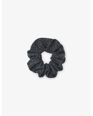 Sandro Rhinestone-Embellished Wool And Cashmere-Blend Scrunchie - Black