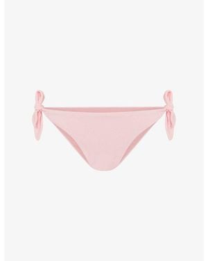Agent Provocateur Arielle Tie-Side Bikini Bottoms - Pink