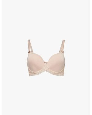 Panache Cari Moulded-Cup Spacer T-Shirt Bra - Pink
