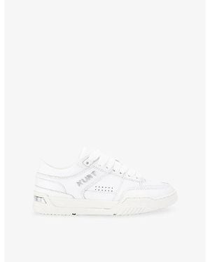 Kurt Geiger Hatton Leather Trainers - White