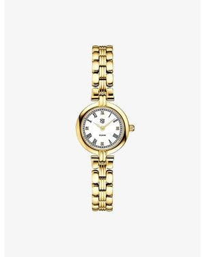 Sif Jakobs Isabella 18Ct-Plated Stainless-Steel Quartz Watch 25Mm - Metallic