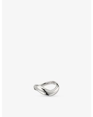 MEJURI Dome Figure Ring - White