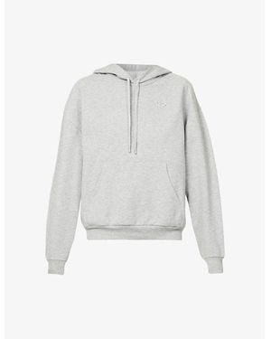 Alo Yoga Accolade Kangaroo-Pocket Cotton-Blend Hoody - Gray