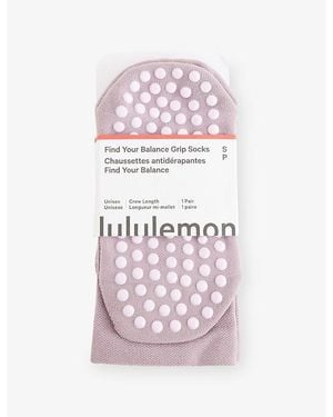 lululemon Find Your Balance Grip Mesh Socks - Pink