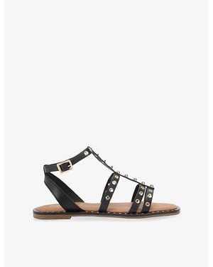 Carvela Kurt Geiger Alia Leather Sandals - Black